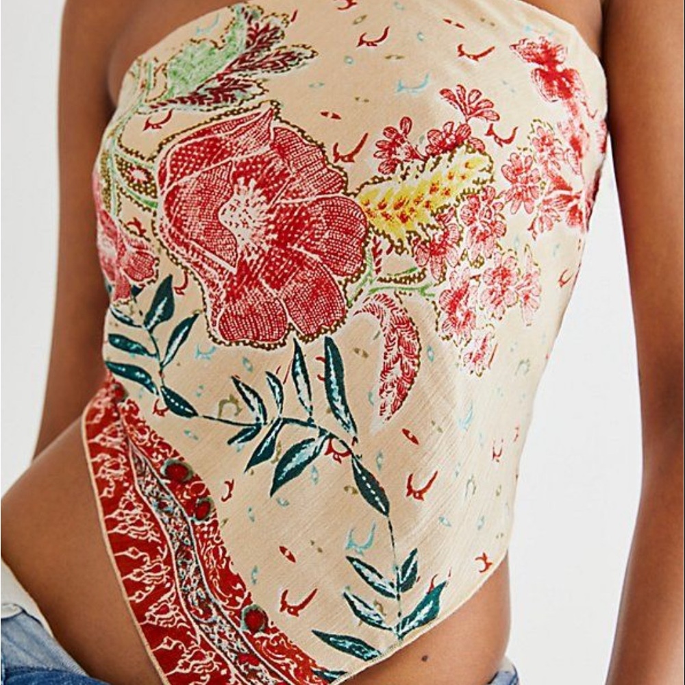 Free People Scarf Top